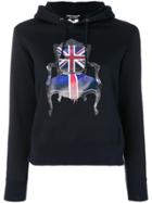 Junya Watanabe Comme Des Garçons British Chair Print Hoody - Blue