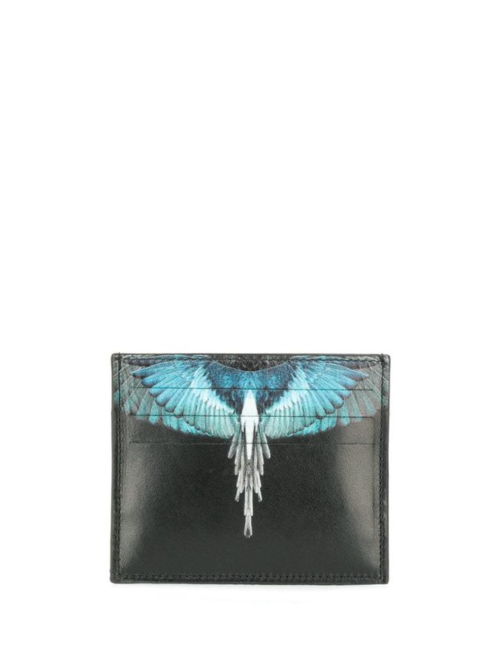 Marcelo Burlon County Of Milan Wings Cardholder Wallet - Black