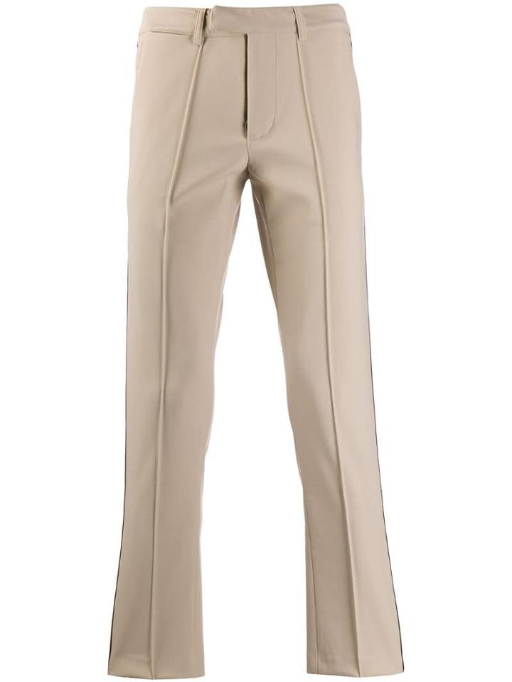 Gcds Slim-fit Tailored Trousers - Neutrals
