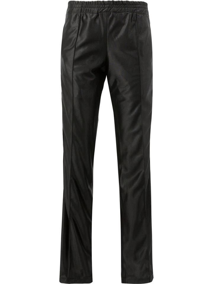 Faith Connexion Side Logo Stripe Track Pants - Black