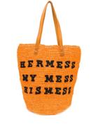 Mua Mua 'my Mess' Tote Bag - Orange