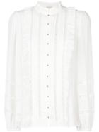 Zimmermann Pleated Button Shirt - White