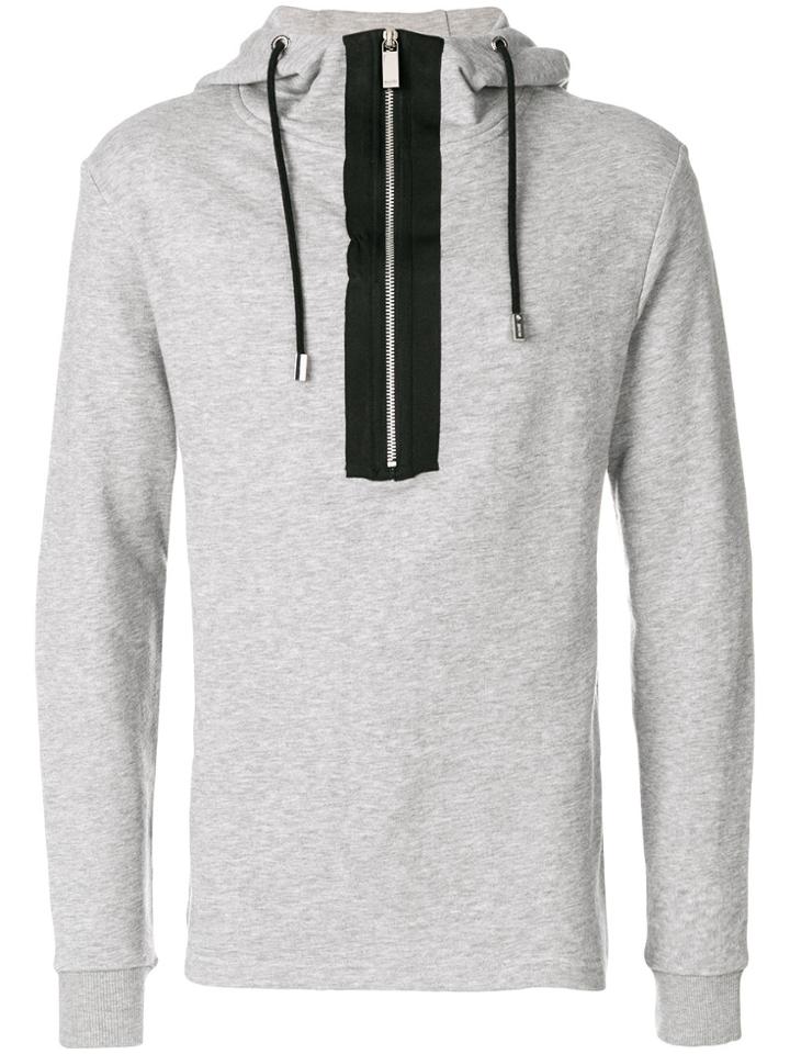 Blood Brother Zip Hoodie - Grey