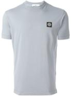 Stone Island - Patch Logo T-shirt - Men - Cotton - Xl, Grey, Cotton