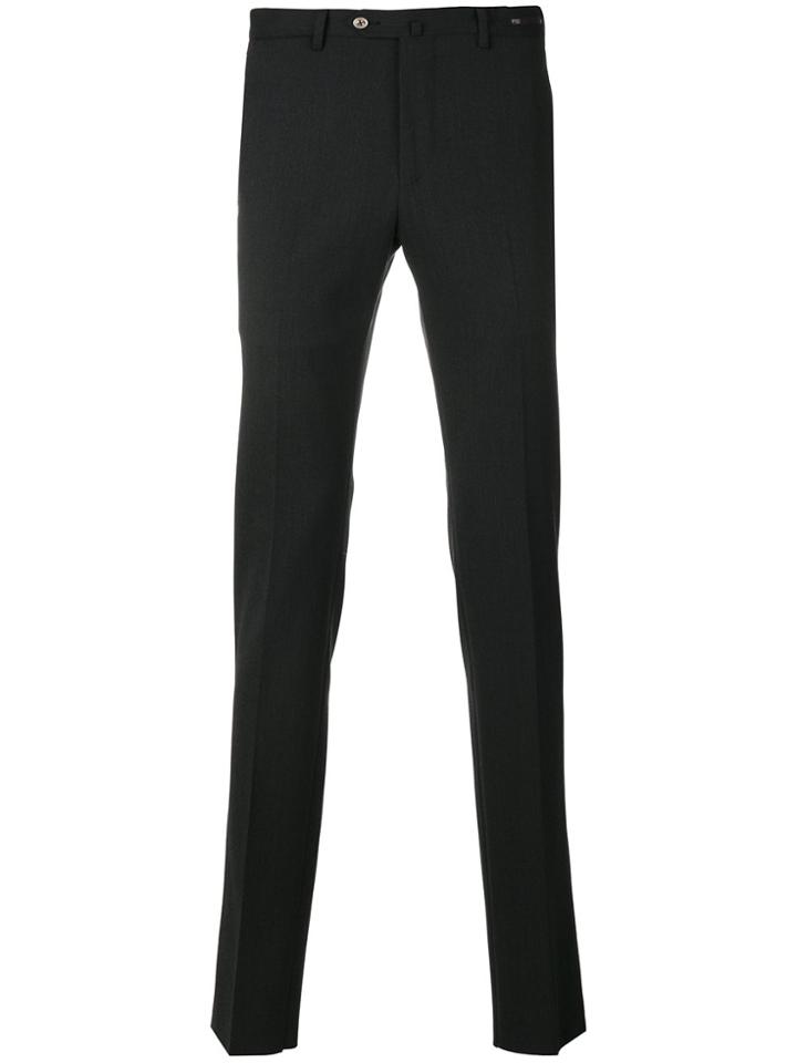 Pt01 Slim Twill Trousers - Brown