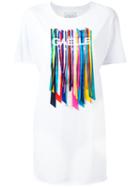 Gaelle Bonheur Embellished T-shirt, Women's, Size: I, White, Cotton