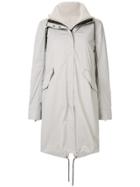 Yves Salomon Army Bachette Fur Lined Parka - Grey