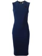 Victoria Beckham Fitted Wrap Dress - Blue