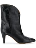 Isabel Marant Pointed Cowboy Boots - Black