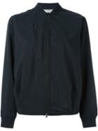 Adidas By Stella Mccartney Zipped Bomber Jacket, Women's, Size: Medium, Black, Cotton/polyester/spandex/elastane/cupro