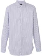 Dsquared2 - Striped Shirt - Men - Cotton - 48, White, Cotton