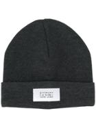 Givenchy Patch Detail Beanie Hat - Grey