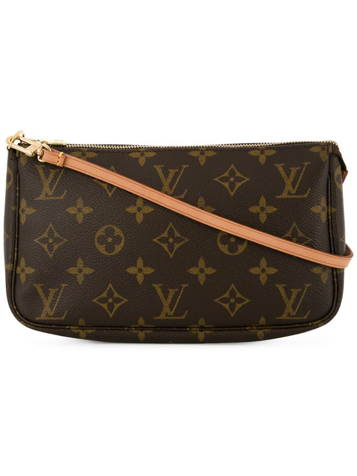 Louis Vuitton Vintage Monogram Coated Canvas Pouch - Brown