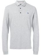 Etro Longsleeved Polo Shirt - Grey