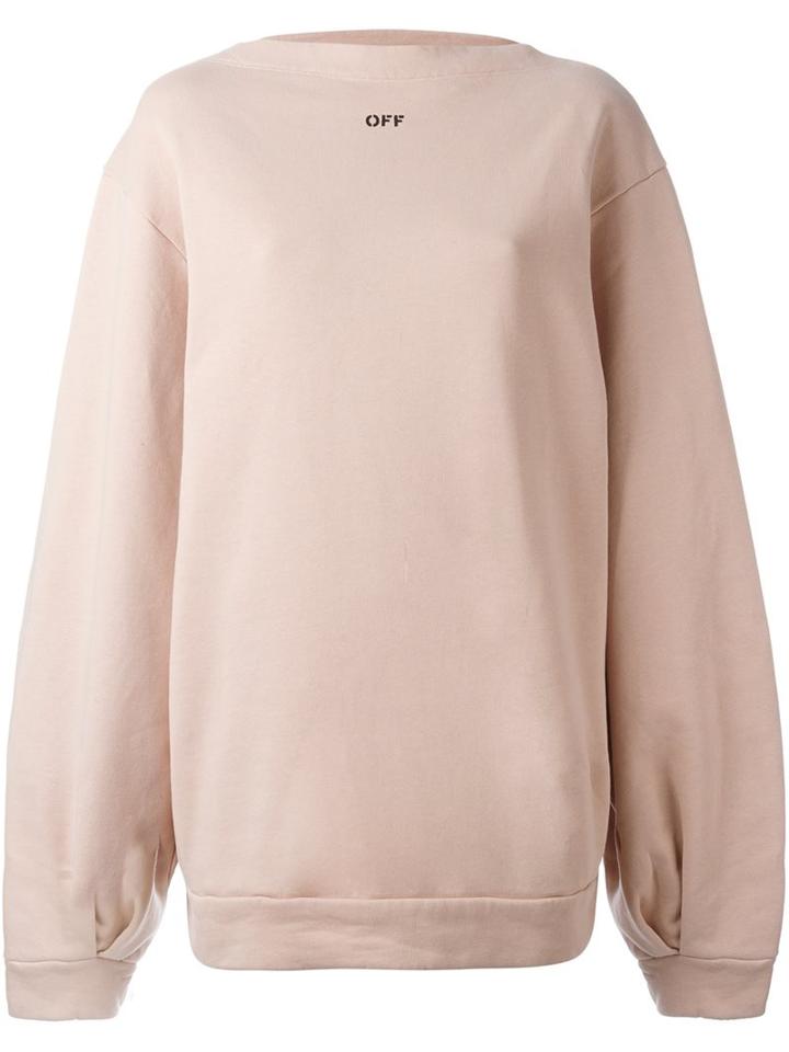Off-white Cut-off High Neck Sweatshirt