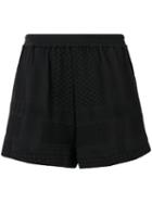 Cecilie Copenhagen Plain Shorts, Women's, Black, Cotton