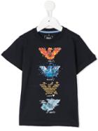 Armani Junior Logo Print T-shirt, Toddler Boy's, Size: 5 Yrs