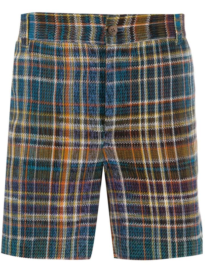 Missoni Check Deck Shorts - Blue
