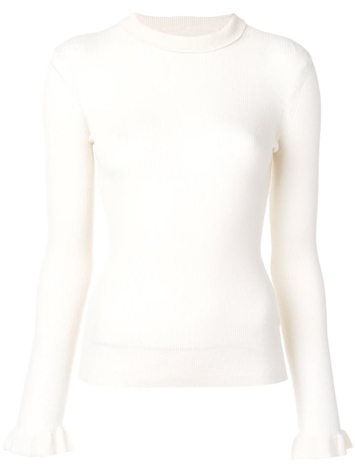 Red Valentino Crew Neck Jumper - White