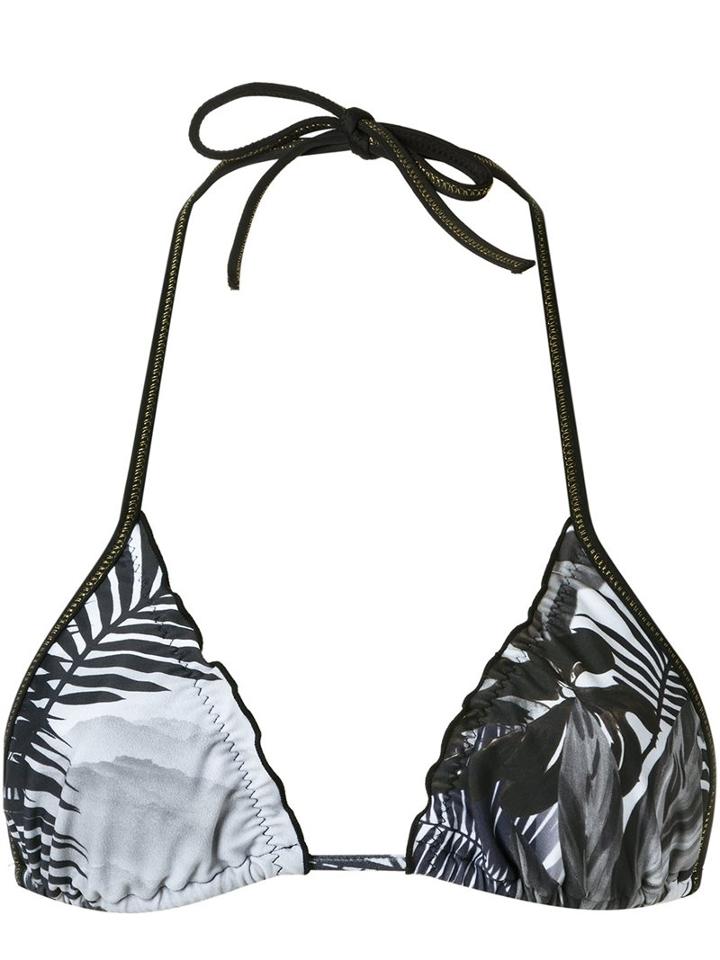 Blue Man Triangle Biniki Top, Women's, Size: Medium, Black, Lyocell