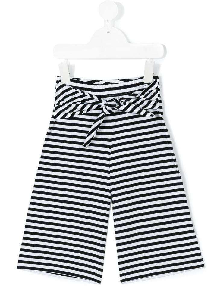 Il Gufo - Striped Trousers - Kids - Cotton/spandex/elastane - 10 Yrs, Black
