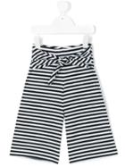 Il Gufo - Striped Trousers - Kids - Cotton/spandex/elastane - 10 Yrs, Black