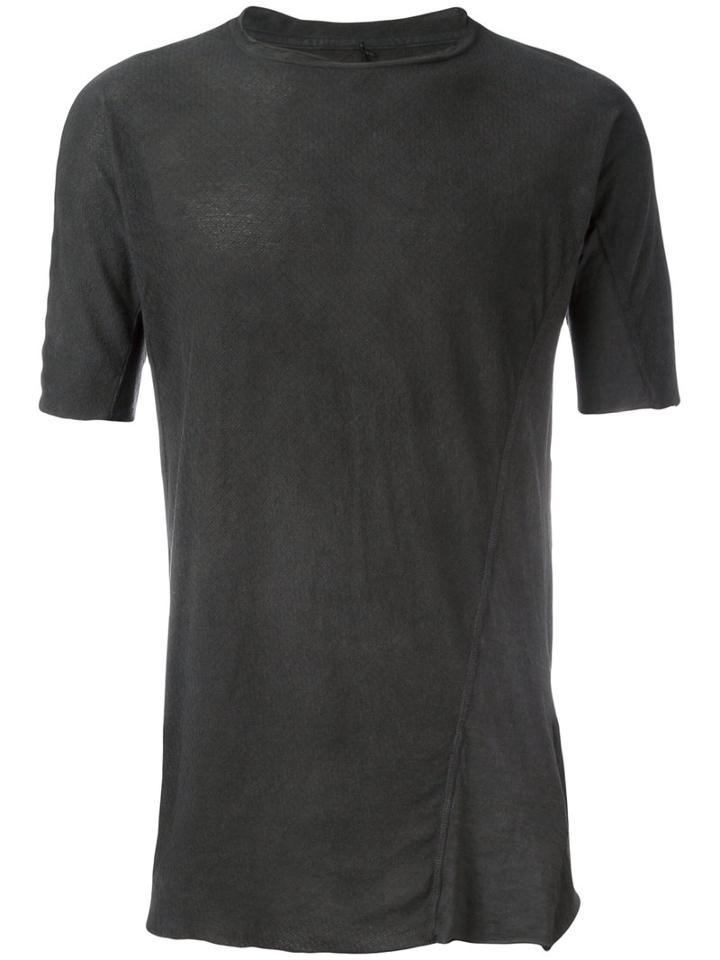 Masnada - Plain T-shirt - Men - Cotton - S, Black, Cotton