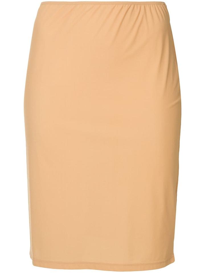 Jil Sander Straight Skirt - Neutrals