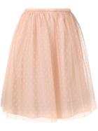 Red Valentino High Waisted Tulle Skirt - Neutrals