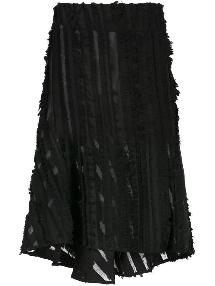 Alexandre Plokhov Frayed Wrap Skirt