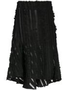 Alexandre Plokhov Frayed Wrap Skirt