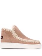Mou Perforated Eskimo Sneakers - Pink