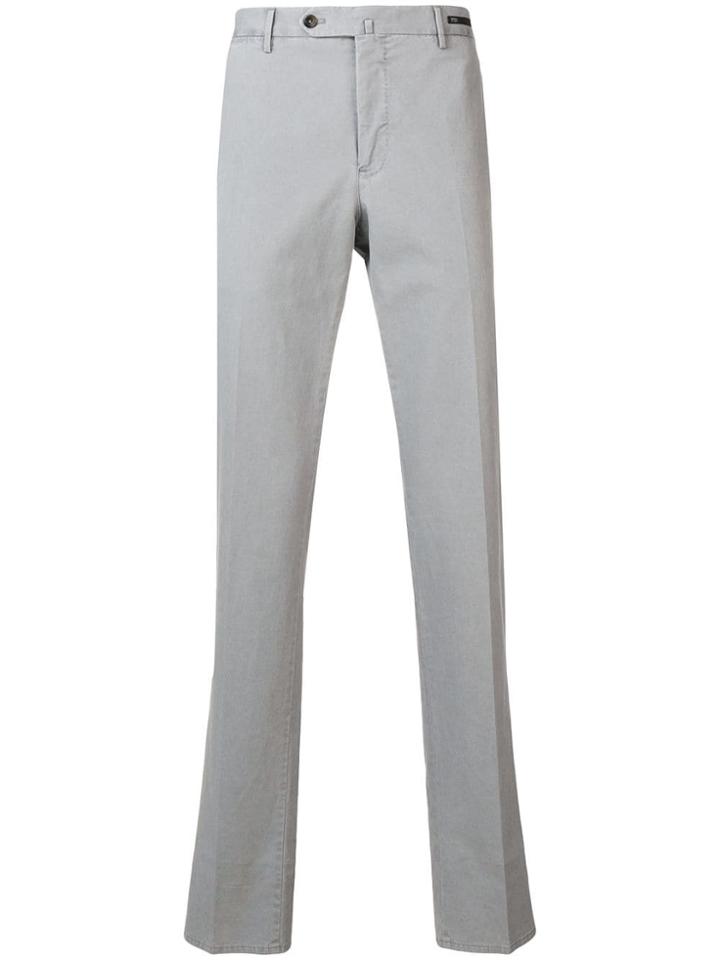 Pt01 Slim-fit Chino Trousers - Grey