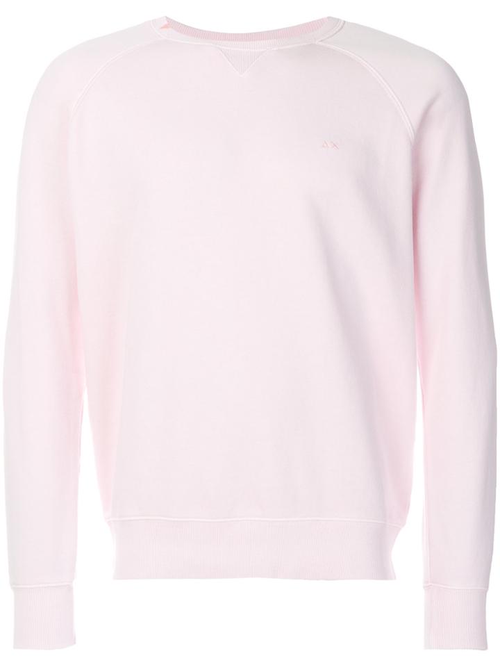 Sun 68 Crew Neck Sweatshirt - Pink & Purple