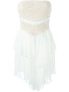 Jay Ahr Strapless Mini Dress