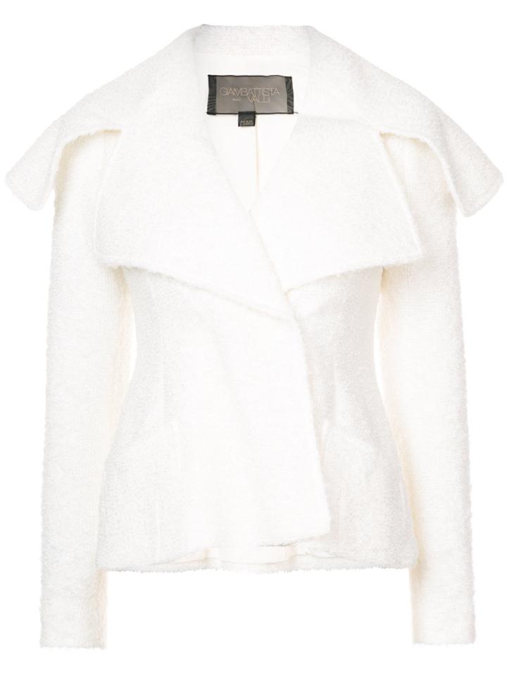Giambattista Valli Fitted Jacket - White