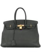 Hermès Vintage 35 Hand Bag Crispe Togo - Black