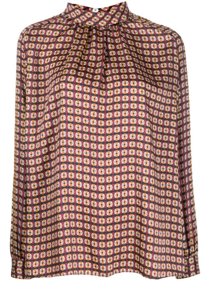 Mulberry Hettie Dotted Blouse - Red