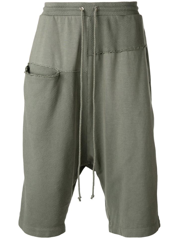 Lost & Found Rooms Drawstring Shorts, Men's, Size: Large, Grey, Cotton