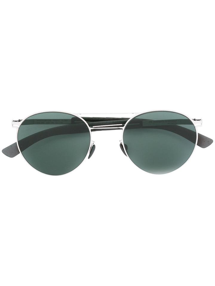 Mykita Round Frame Sunglasses, Men's, Grey, Metal (other)