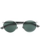 Mykita Round Frame Sunglasses, Men's, Grey, Metal (other)