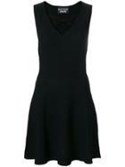 Boutique Moschino Bow And Keyhole Flared Dress - Black