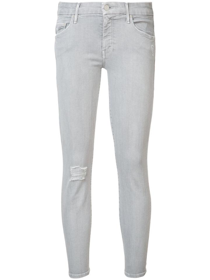 Mother - Cropped Jeans - Women - Cotton/polyester/spandex/elastane - 28, Women's, Blue, Cotton/polyester/spandex/elastane
