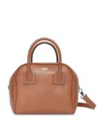 Burberry Small Leather Cube Bag - Brown