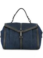 Diesel Flap Closure Tote Bag, Women's, Blue