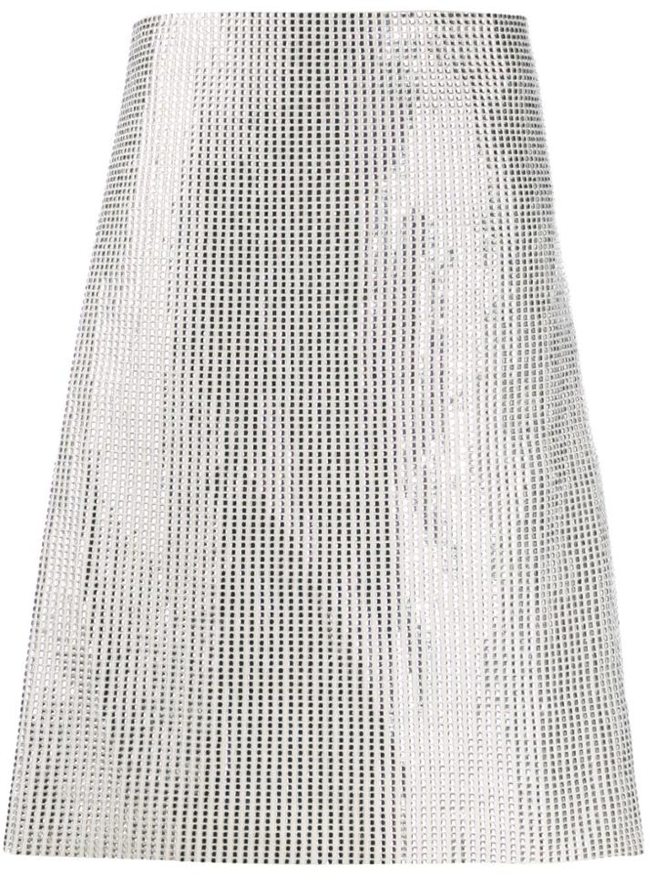 Bottega Veneta A-line Embellished Skirt - 9223 Toile+crystal Gold