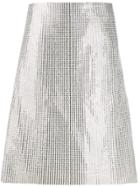 Bottega Veneta A-line Embellished Skirt - 9223 Toile+crystal Gold