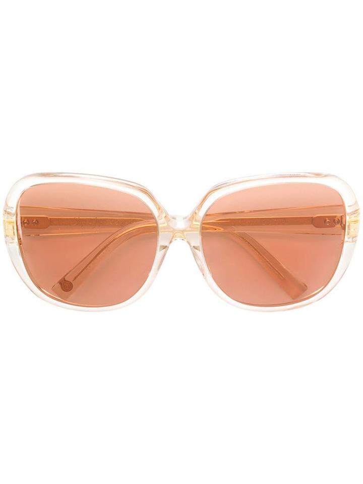 Dita Eyewear Square Tinted Sunglasses - Pink