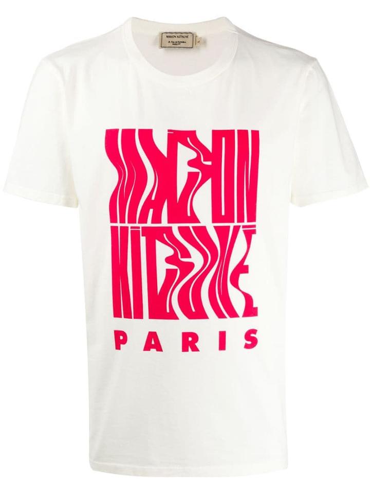 Maison Kitsuné Maison Kitsuné Dm00128kj0008 White