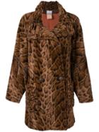 Fendi Pre-owned Faux Fur Coat - Brown